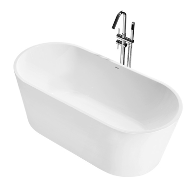 ARROW Free Standing Bathtub , Acrylic Soaking Bathtub L1700×W800×H600mm